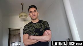 Pulling the hair of kinky Maximiliano while I intensely bareback his raw ass