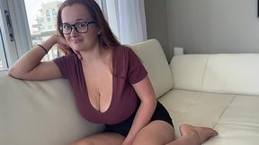 Daring and with giant tits, Red Eviee wants to see if her stepson is able to take her