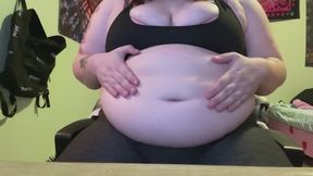 Massage my stuffed belly so i can make room for more