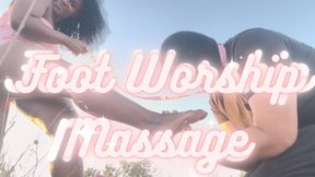 Outdoor Foot Worship