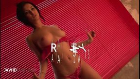 Maria Ozawa's Solo Adventure with Toys and Big Natural Tits in the Office Lady Uniform