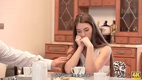 Old Guy Fucks Stepsons Cute Girlfriend While Stud Isnt At Home