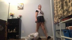 Sexy Flattened trash stomp