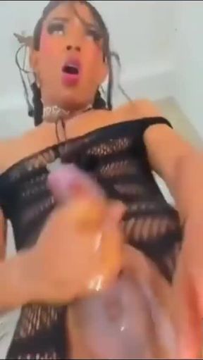 Thickest shemale cumshots compilation