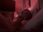 Hung solo twink stroking  selfsucking and orgasm