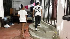 My Neighbor Helps Me with a Repair and I Thank Him for Giving Him My Pussy so He Can Fuck Him with His Cock