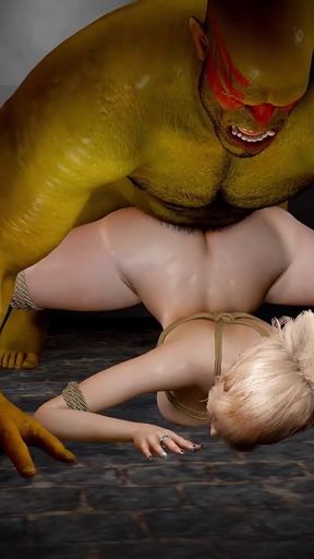 Bigcock Orc Animated Goddess of Wild Nights - 3D Animation