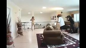 Monster black cock for wet pleasure of busty Asian bitch