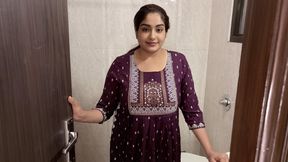 Jija-Sali Affair- Aarushi caught Jijaji watching her pee, then Arushi showed him everything on Bedroom