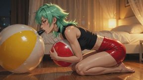 Inflatables Stories #7: My Mint Green Secret with Beach Balls