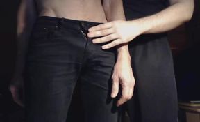 A queer stud Getting A hand-job At Home