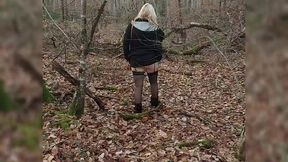 exhib en foret, je me fait griller a la fin mdr