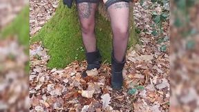exhib en foret, je me fait griller a la fin mdr