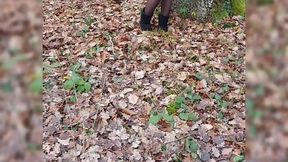 exhib en foret, je me fait griller a la fin mdr