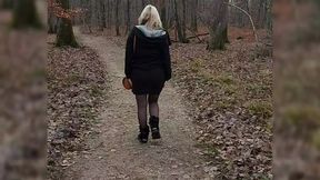 exhib en foret, je me fait griller a la fin mdr