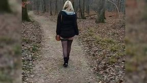 exhib en foret, je me fait griller a la fin mdr