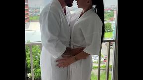 HOTEL ROOM Fucking My BUSTY Workmate HARD &amp_ DEEP
