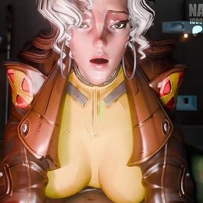 Rogue Cowgirl Pussy Fuck Marvel Rivals POV 3D Rule34