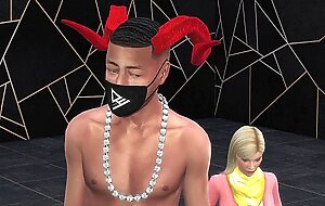 King on all planes gets bj