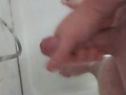 Wixxen in der Dusche