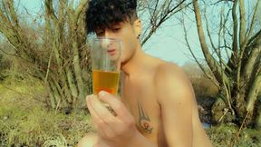 Gummy Bears in Ass, Swallowing Gummy Bears with Cum and Piss on Gummy Bears