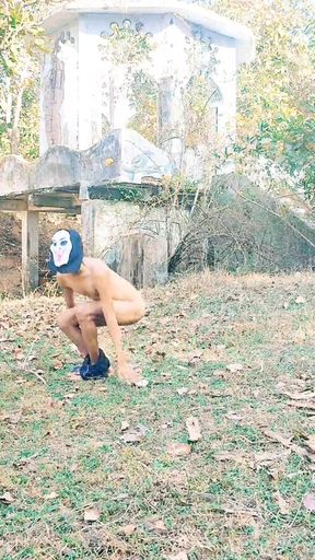 Mask Men in Forest