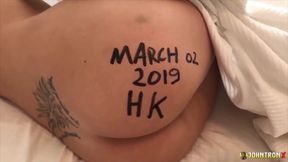Johntronx - Fucked a Hot Russian Blonde and Signed Her Butt