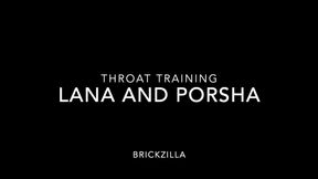 Porsha Carrera Deep Throat Trains Lana Ryder