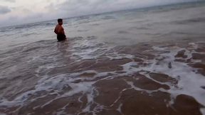 yuri gaucho - having sex on the beach outdoors in nature