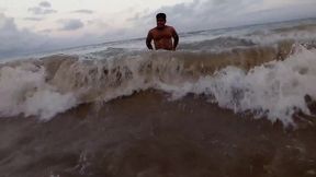 yuri gaucho - having sex on the beach outdoors in nature