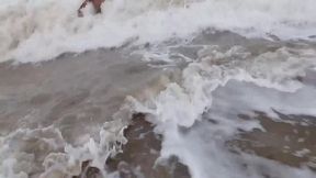 yuri gaucho - having sex on the beach outdoors in nature