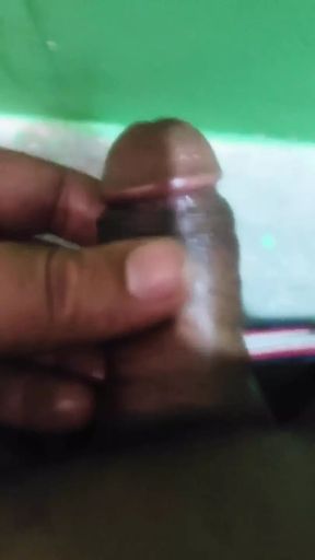 Today I Am Trying to Make My Penis Erect and Also to Extract Cream From It