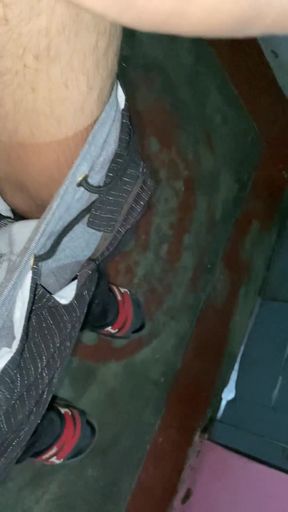 I made my penis erect and shook it.   Clip 1