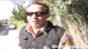 Latina cop gets fucked deep and covered in seed