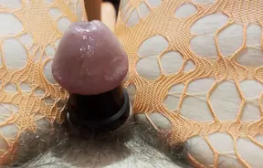 Me pre-cum and my two inch cock