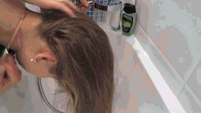 Sensual washing hair 19 H