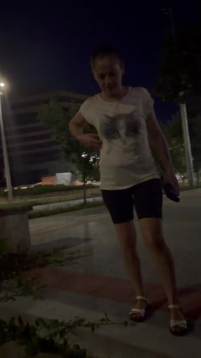 Late at Night Underpass Anal with Marina