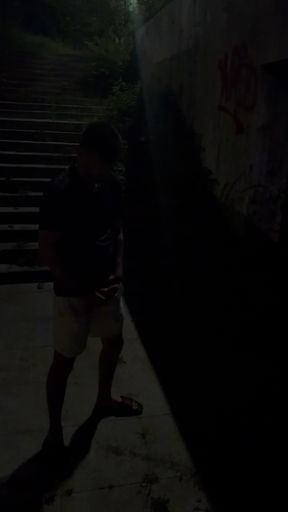 Late at Night Underpass Anal with Marina