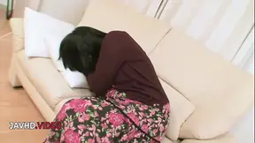 Toshikos Hairy Pussy JAV star naughty Creampie pleasure ends with Handjob