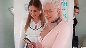 Threesome Sex With Anal Obsessed Nerds