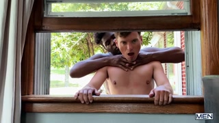 REALITY DUDES - Bruno Cartella Sneaks Up To Ty Shine's Window And Gets Hard Watching His Sexy Body