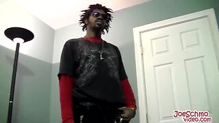 Black dude getting jacked and sucked dry