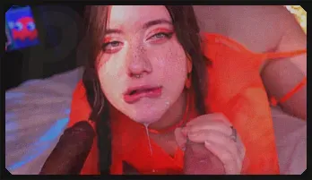 Double Dildo Sucking Delight - Insatiable Babe