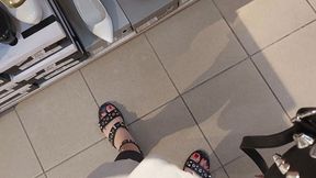 Delightful feet in public shop 1080HD