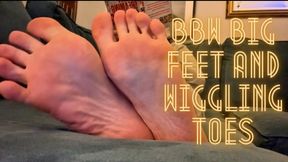 BBW Big Feet and Wiggling Toes 720p