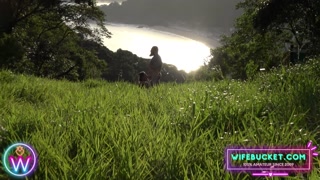 Wife Porn by Wifebucket  and her boyfriend fucking outdoor