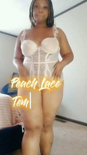 Peach Lace Temptation