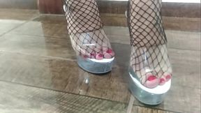 Meu tamanco de cristal lindo