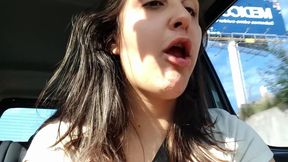 Doing Big Bubbles Next to My Uber Driver - Bunny Looner