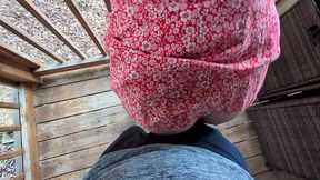 twerking on you in a dress POV